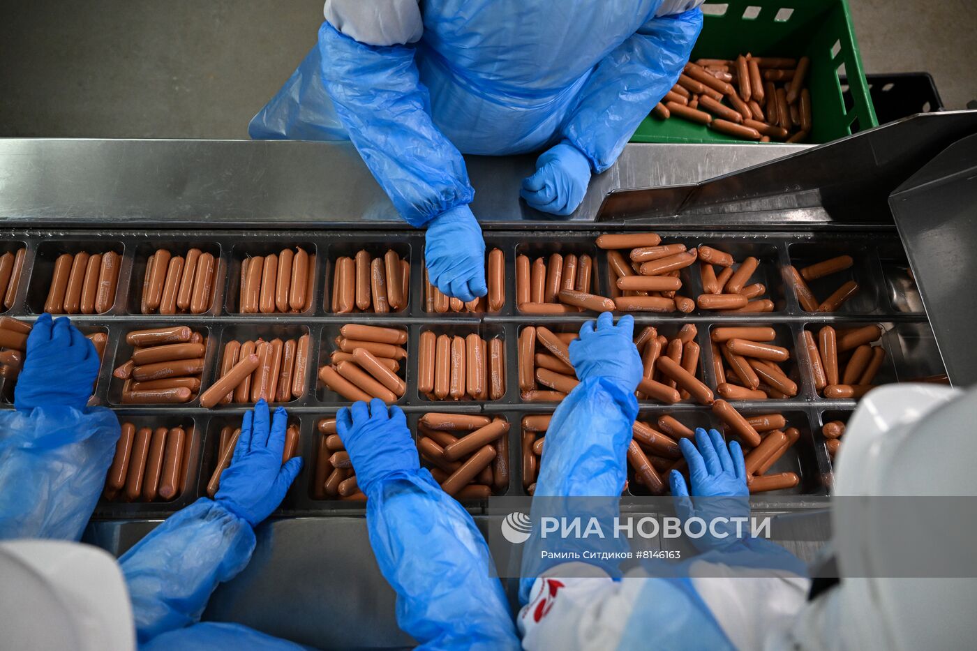 Мэр Москвы С. Собянин посетил Черкизовский мясокомбинат