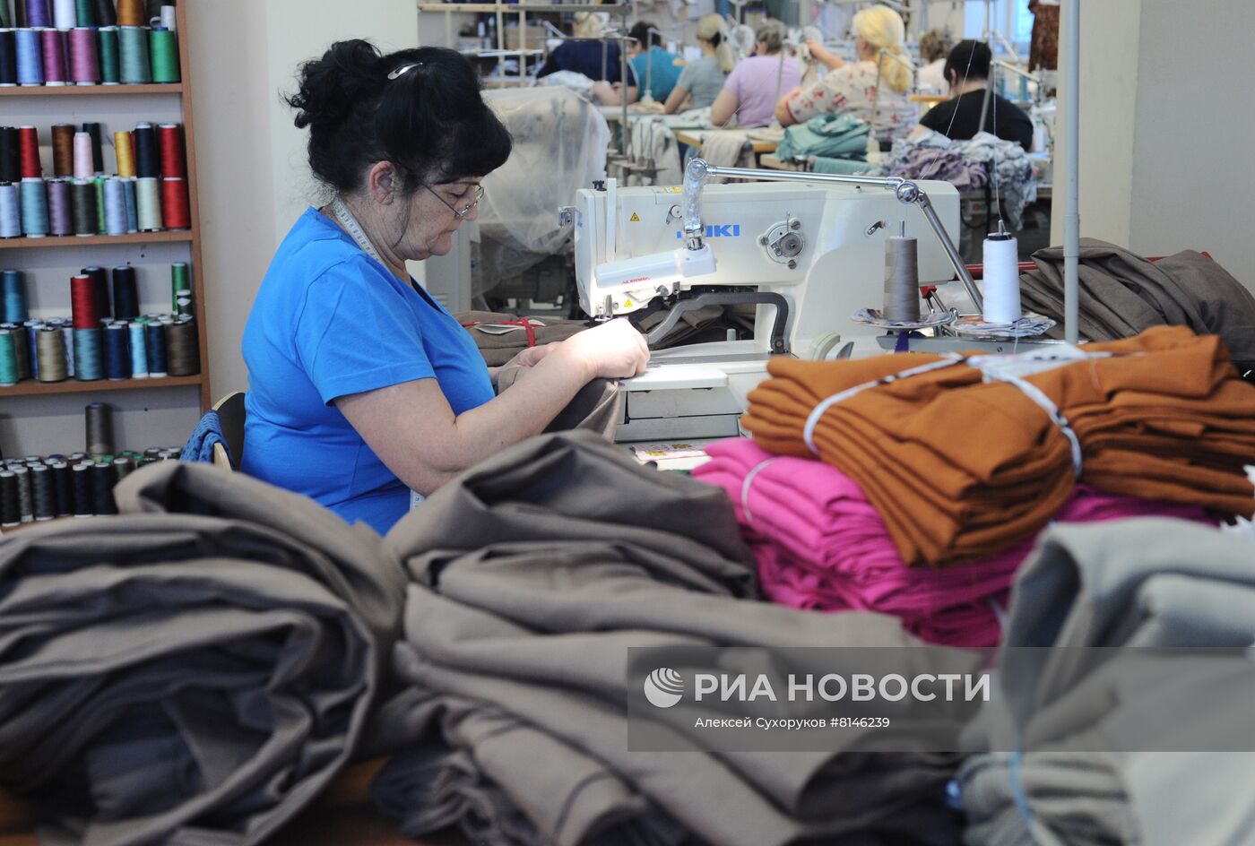 Работа швейной фабрики в Рассказово