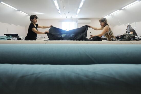 Работа швейной фабрики в Рассказово