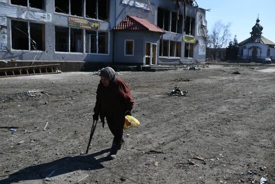 Волноваха возвращается к мирной жизни