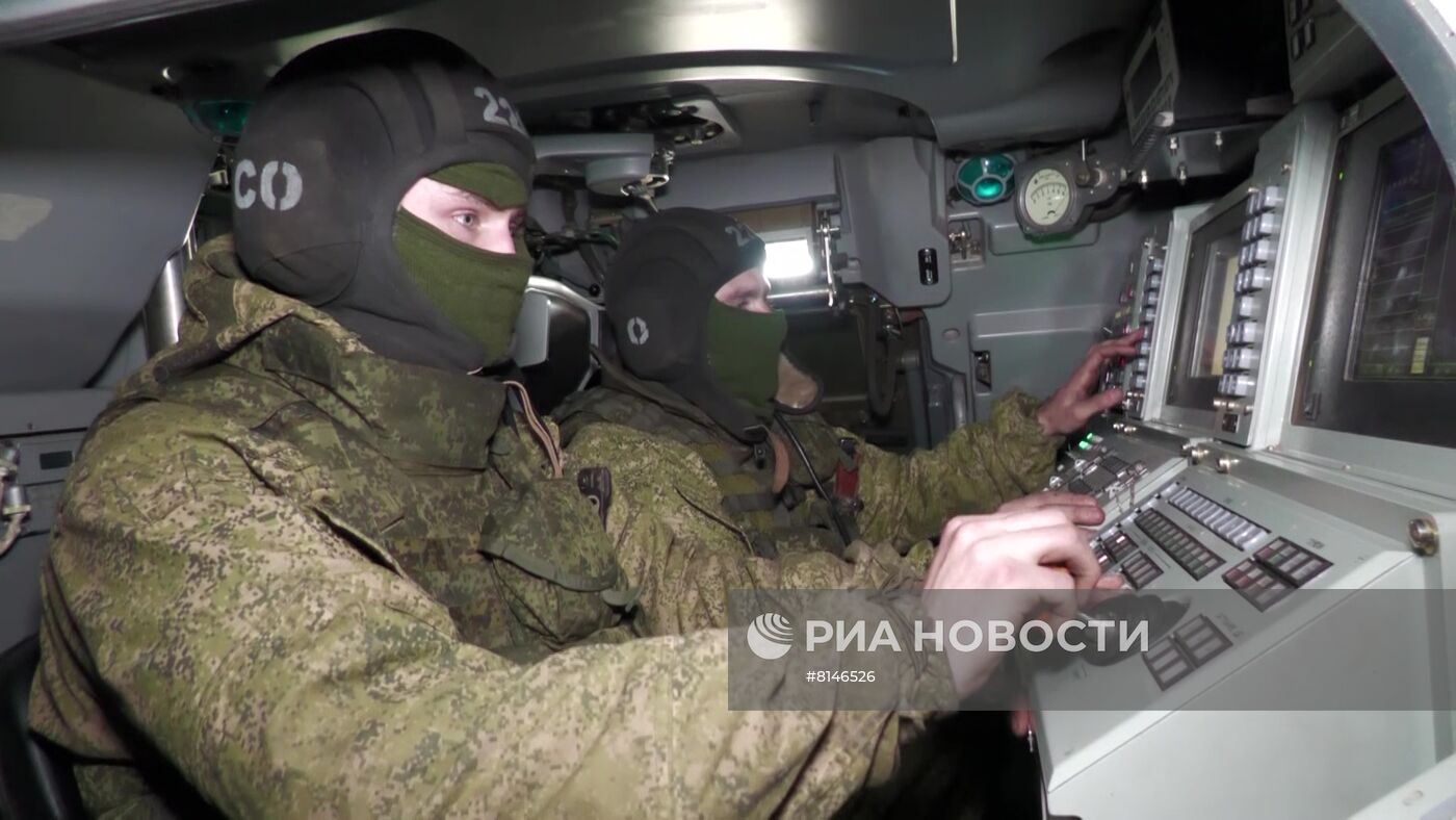 Работа ЗРК "Бук-МЗ" в ходе спецоперации по защите Донбасса