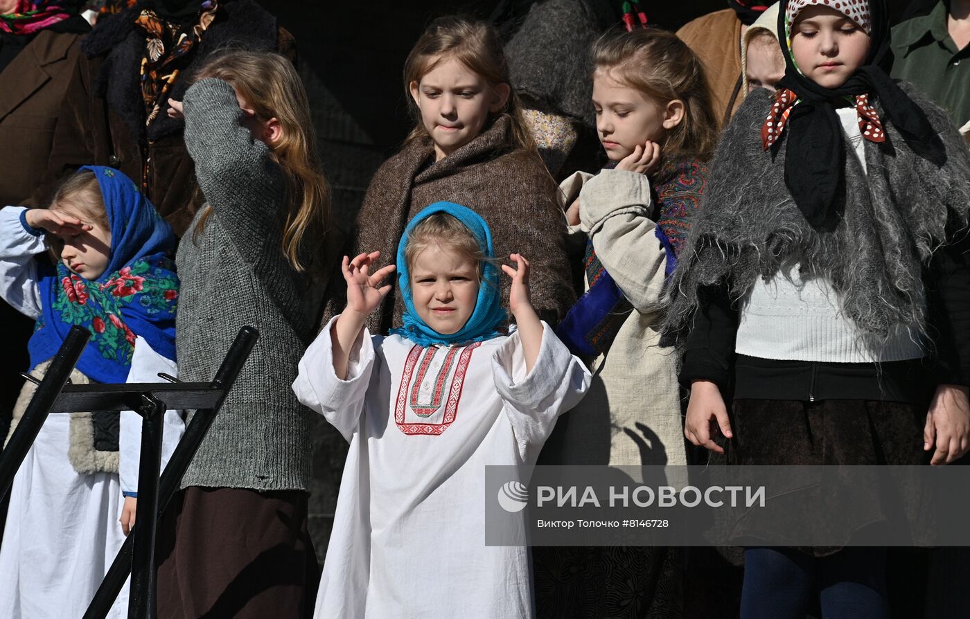 Памятные мероприятия в мемориальном комплексе "Хатынь"