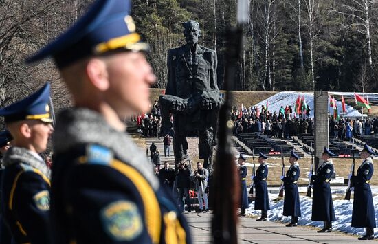 Памятные мероприятия в мемориальном комплексе "Хатынь"