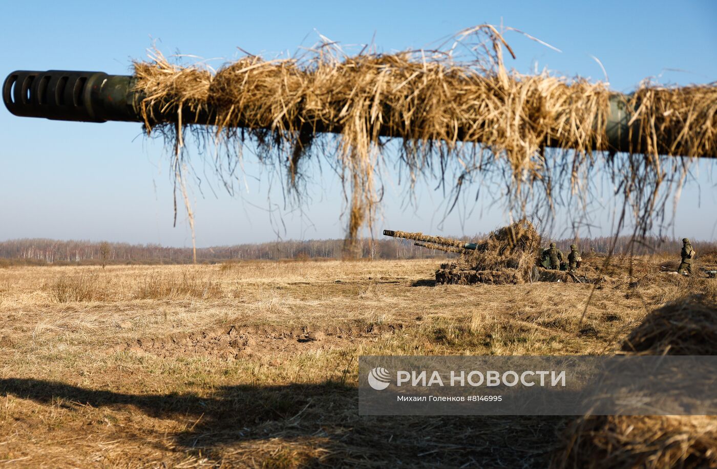 Учения Балтийского флота по управлению артиллерийским огнем в Калининградской области