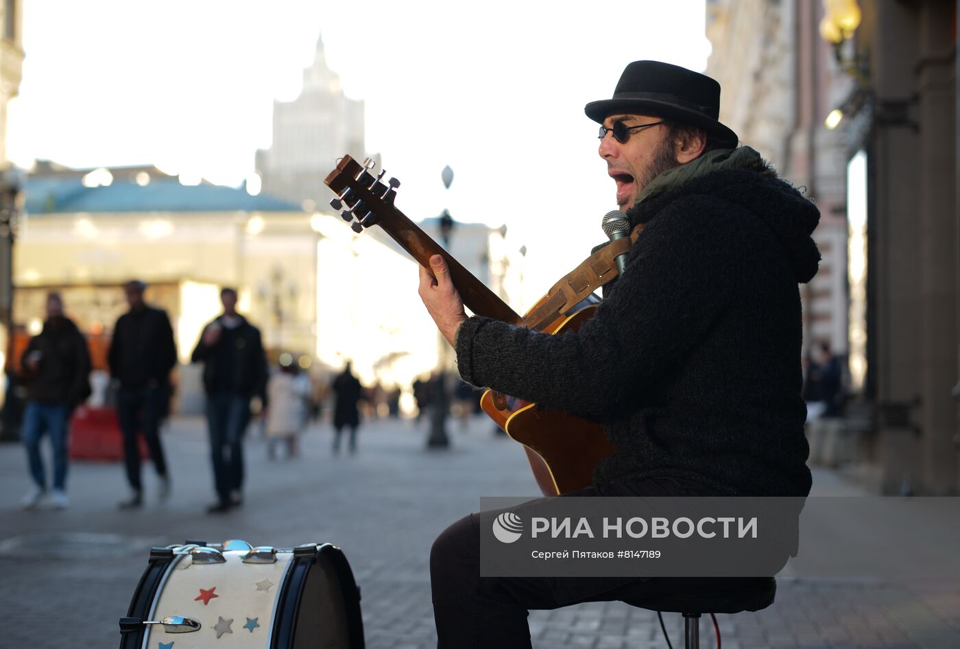 Теплая погода в Москве