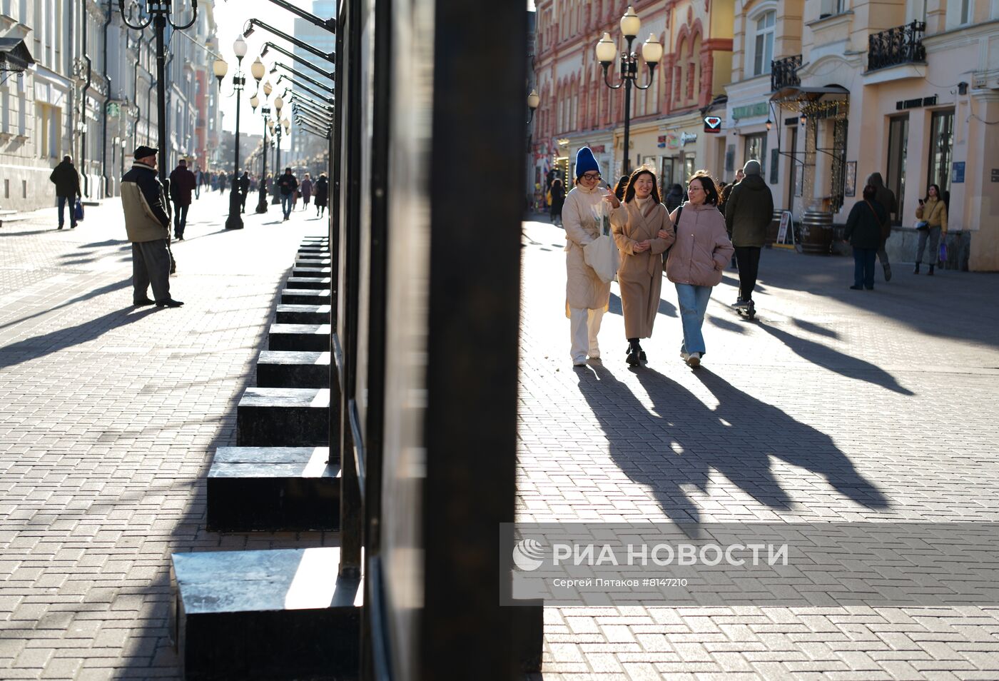 Теплая погода в Москве