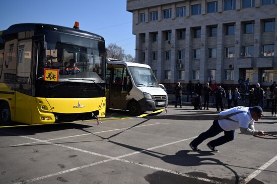 Установлен новый рекорд России и мира по буксировке многотонной техники