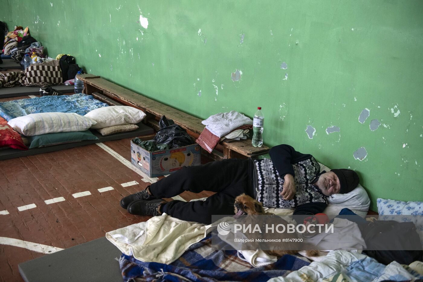 Центр размещения беженцев в Старобельске