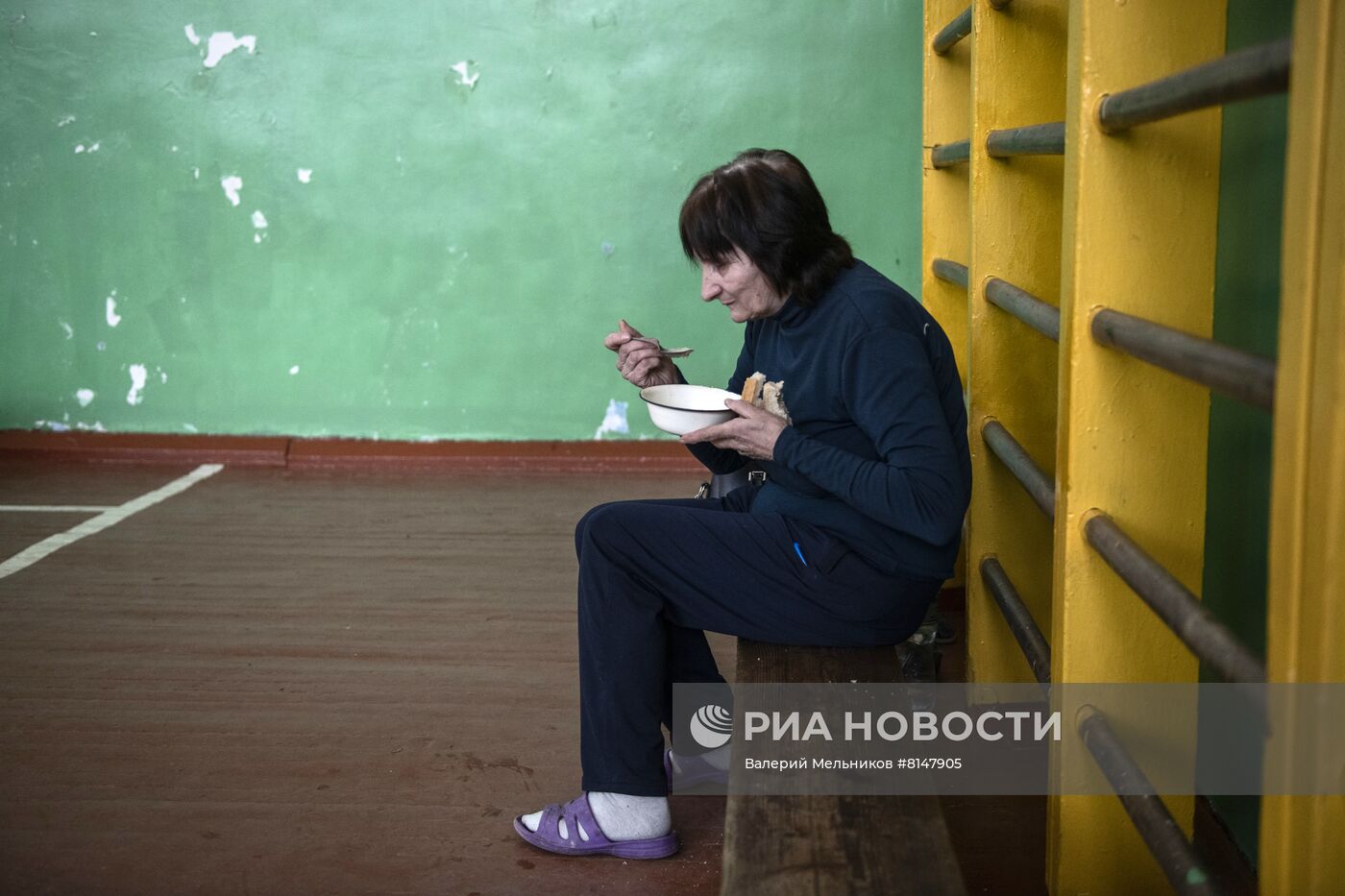 Центр размещения беженцев в Старобельске