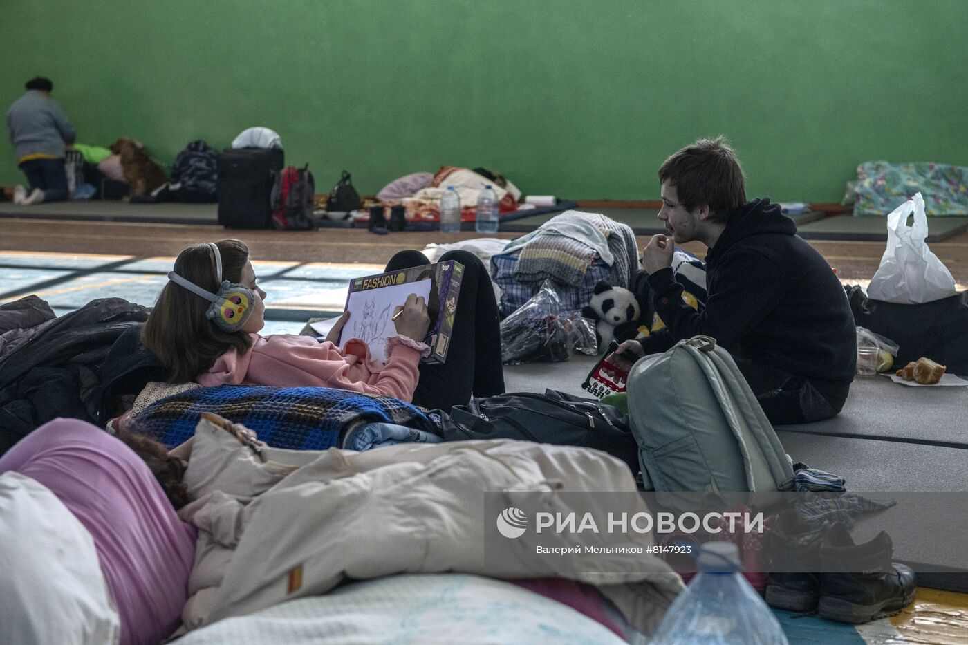 Центр размещения беженцев в Старобельске