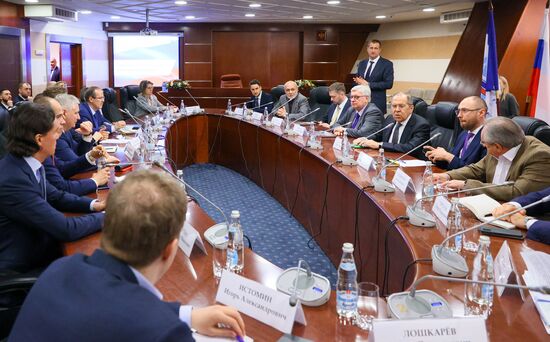 Встреча главы МИД РФ С. Лаврова с студенческо-преподавательским составом МГИМО