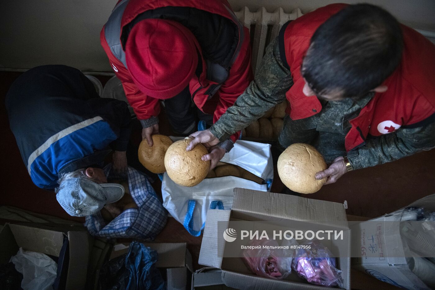Центр размещения беженцев в Старобельске