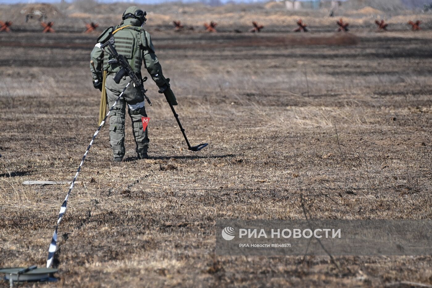 Работа саперов в Херсонской области
