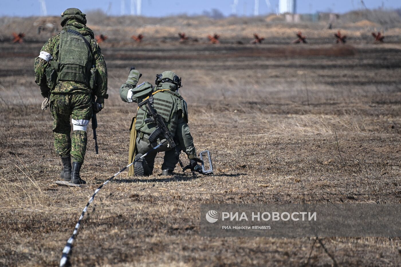 Работа саперов в Херсонской области