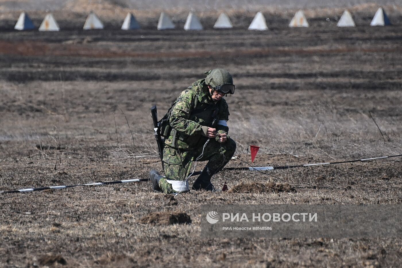 Работа саперов в Херсонской области