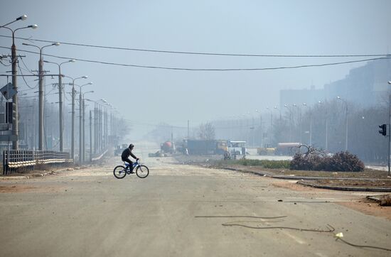 Освобожденные районы Мариуполя