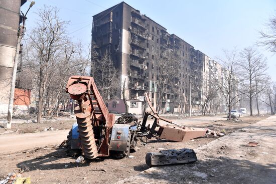 Освобожденные районы Мариуполя