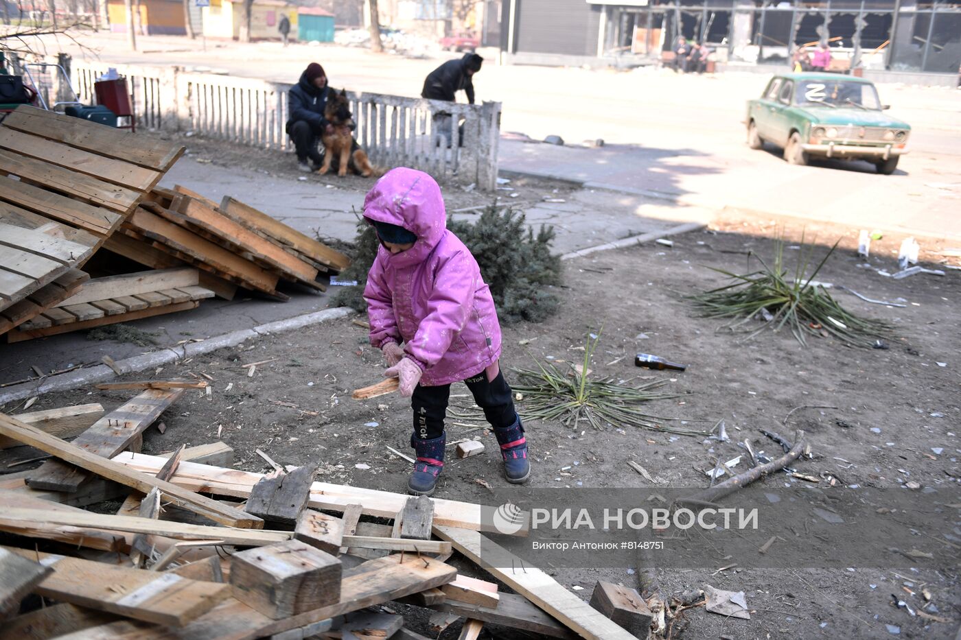 Освобожденные районы Мариуполя