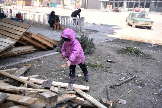 Освобожденные районы Мариуполя