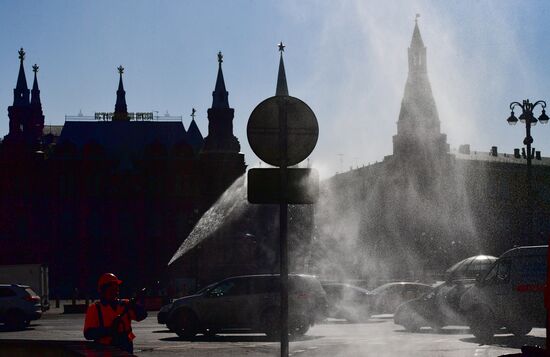 Весеннее благоустройство Москвы