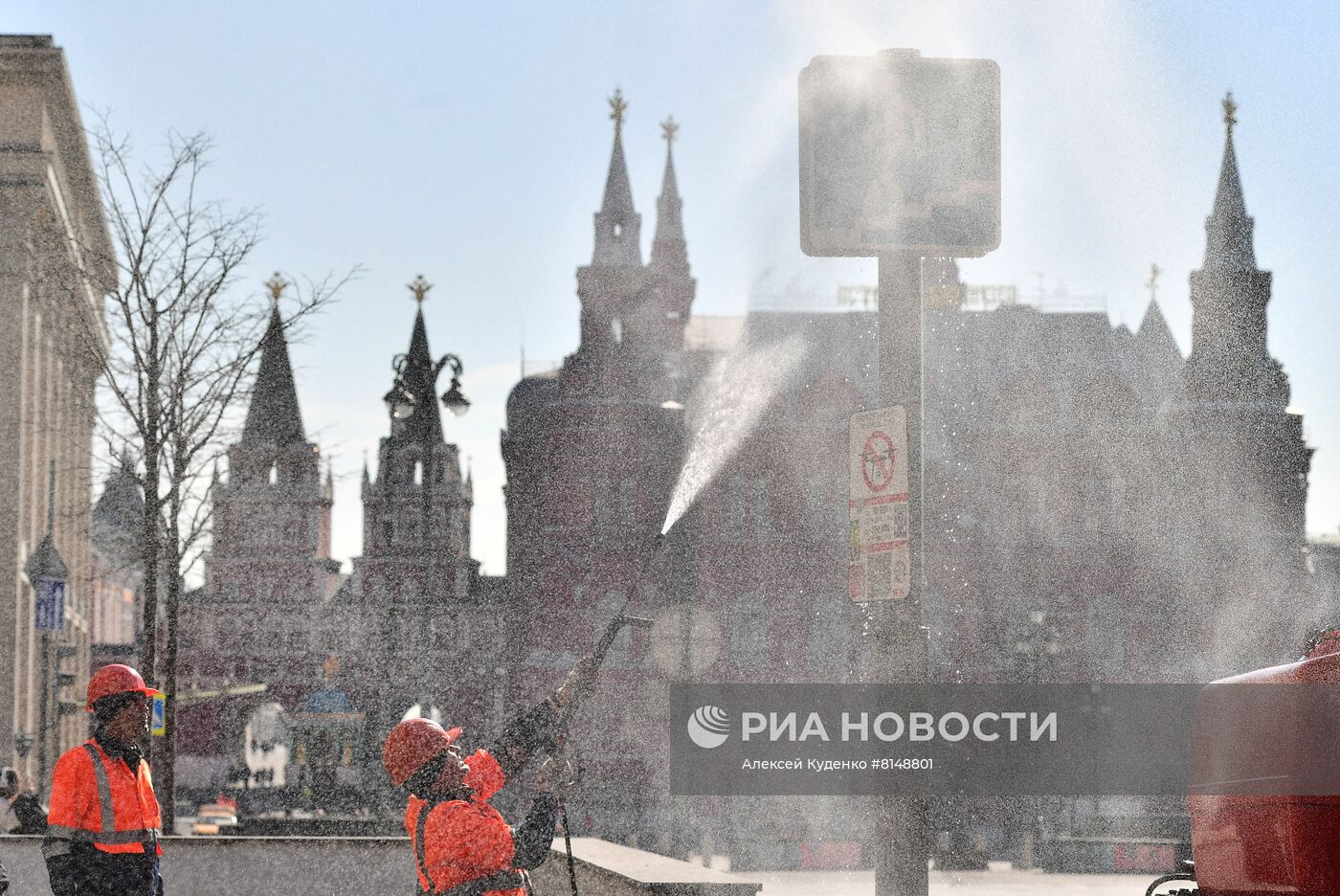 Весеннее благоустройство Москвы