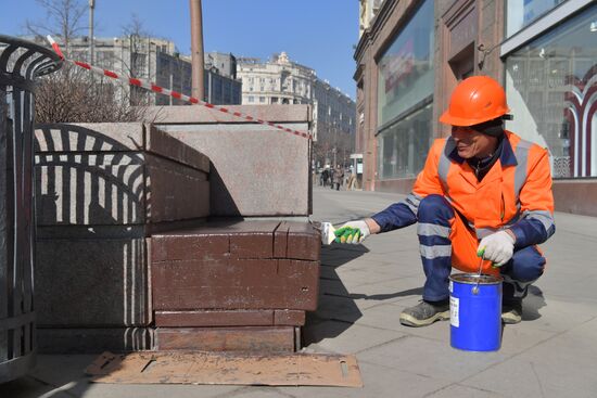 Весеннее благоустройство Москвы