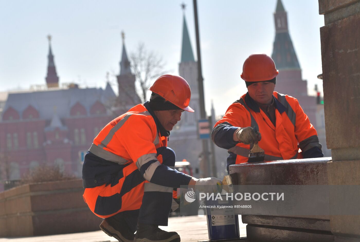 Весеннее благоустройство Москвы