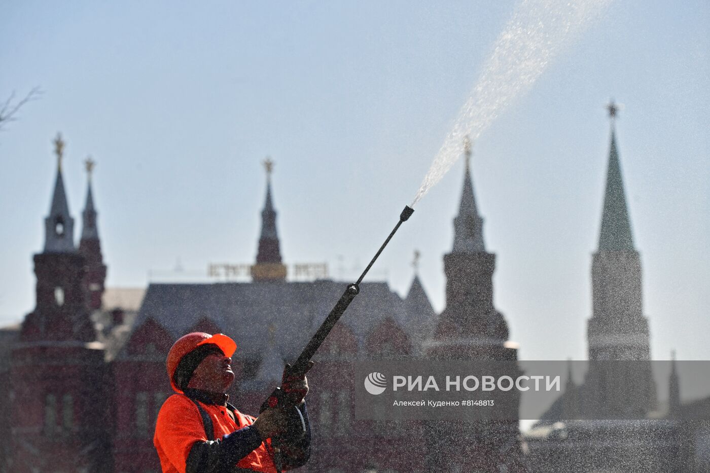 Весеннее благоустройство Москвы