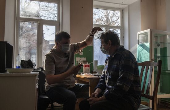 Акция "Поезд здоровья" в ЛНР