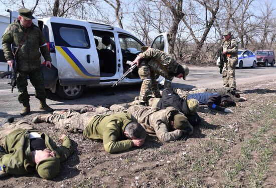 Диверсионная группа ВСУ обезврежена около Мариуполя