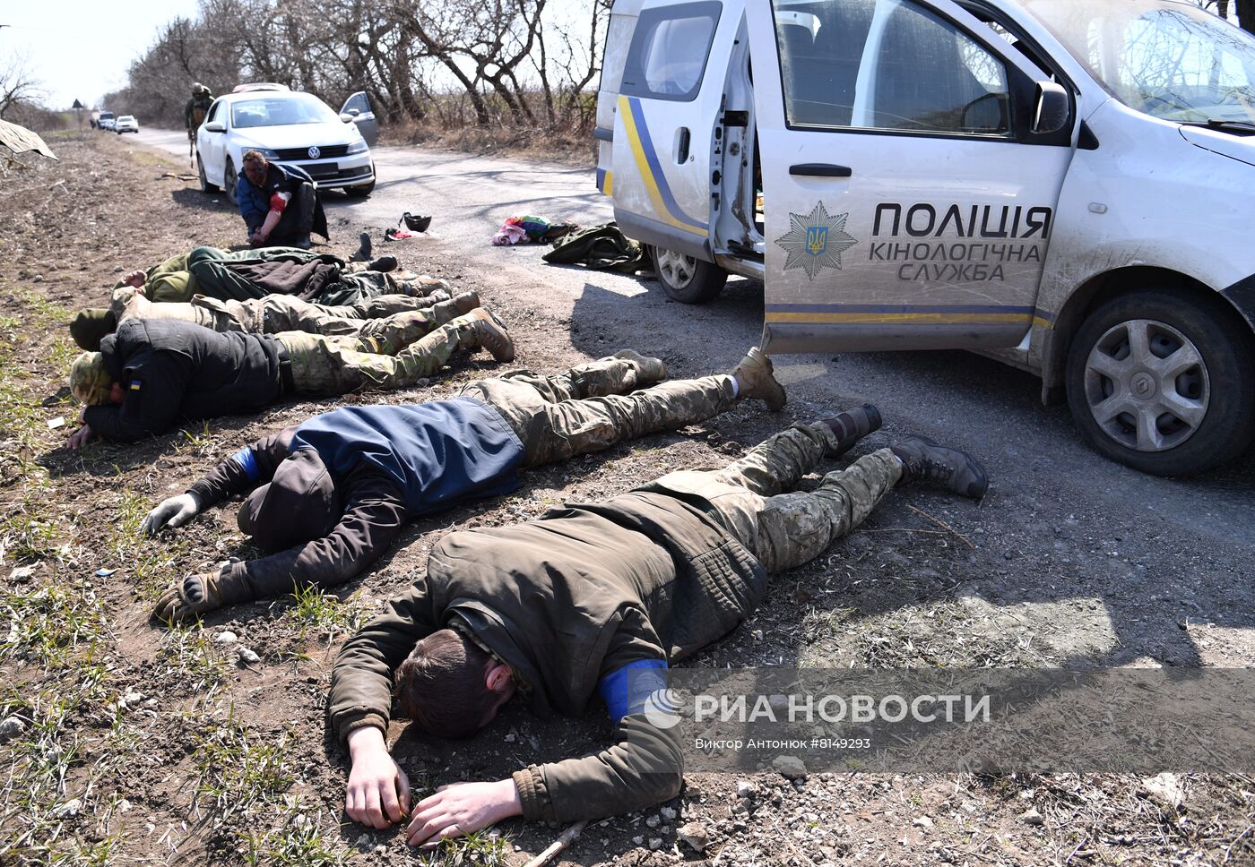 Диверсионная группа ВСУ обезврежена около Мариуполя