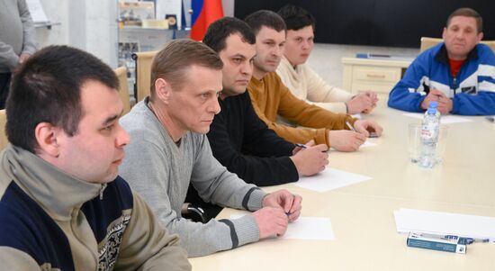 Уполномоченный по правам человека в России Т. Москалькова встретилась с освобожденными моряками