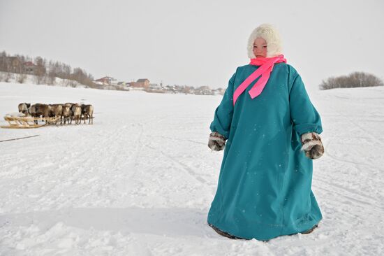 Празднование Дня оленевода в Салехарде