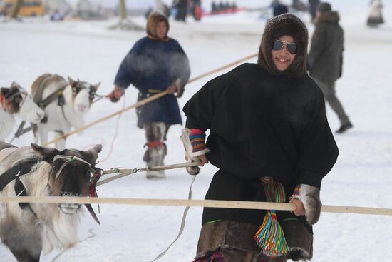 Празднование Дня оленевода в Салехарде