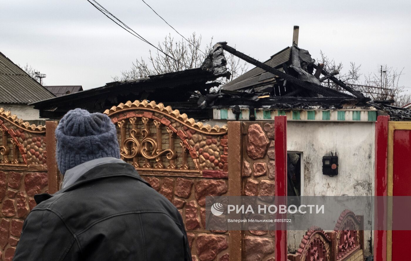 Последствия попадания ракетой 