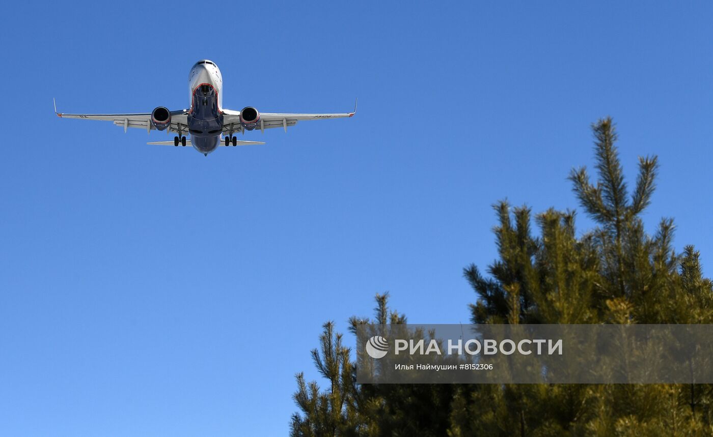 Споттинг в международном аэропорту Красноярска