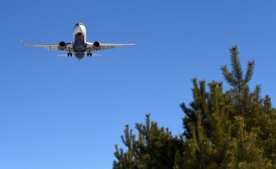 Споттинг в международном аэропорту Красноярска 