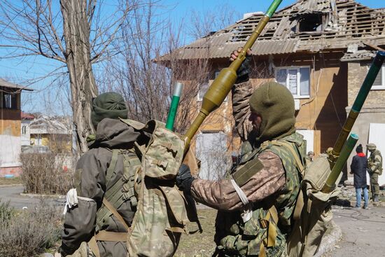 Территории Донецкой народной республики после отступления ВСУ