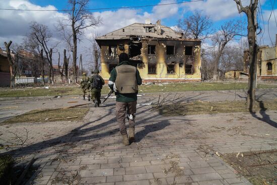 Территории Донецкой народной республики после отступления ВСУ