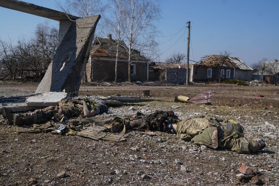 Территории Донецкой народной республики после отступления ВСУ