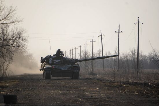 Территории Донецкой народной республики после отступления ВСУ