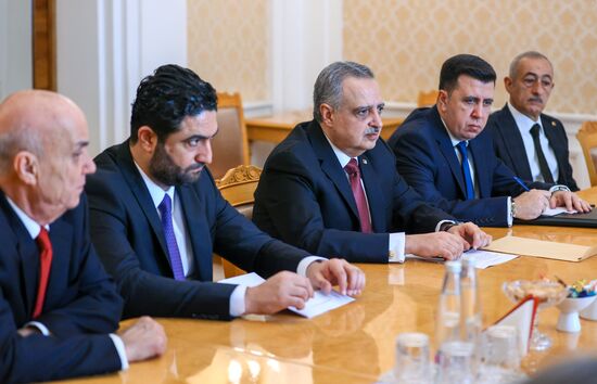 Встреча главы МИД РФ С. Лаврова с депутатом ливанского парламента Т. Арсланом