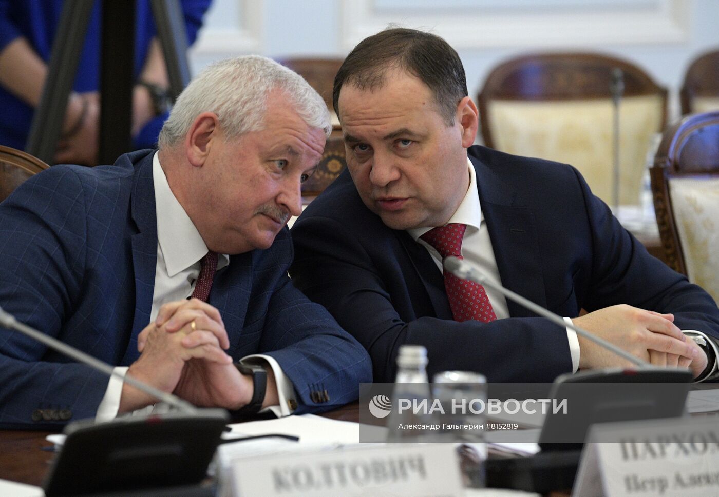 Визит премьер-министра Белоруссии Р. Головченко в Санкт-Петербург