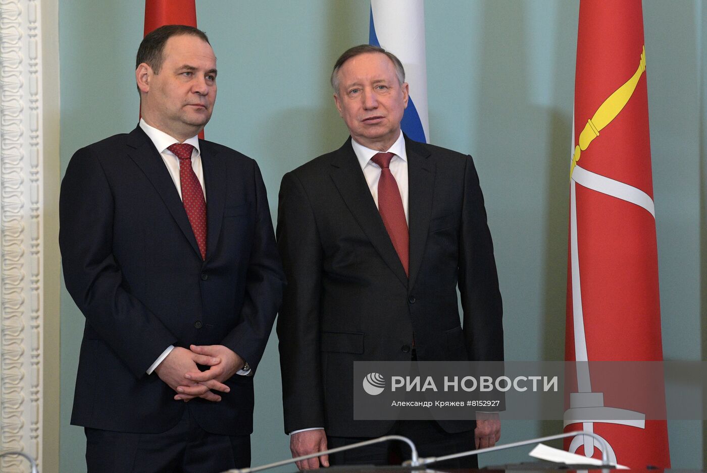 Визит премьер-министра Белоруссии Р. Головченко в Санкт-Петербург