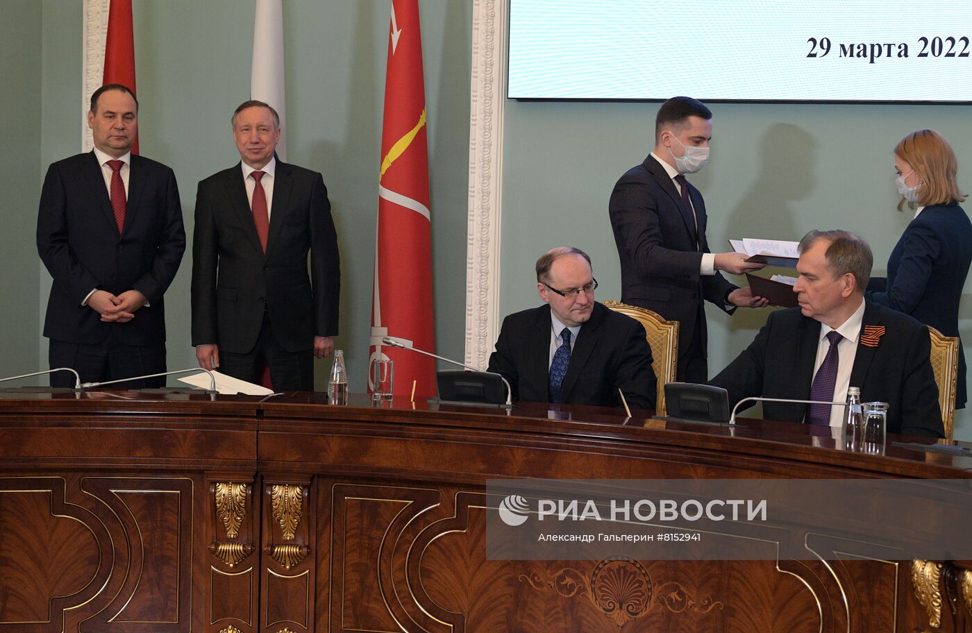 Визит премьер-министра Белоруссии Р. Головченко в Санкт-Петербург