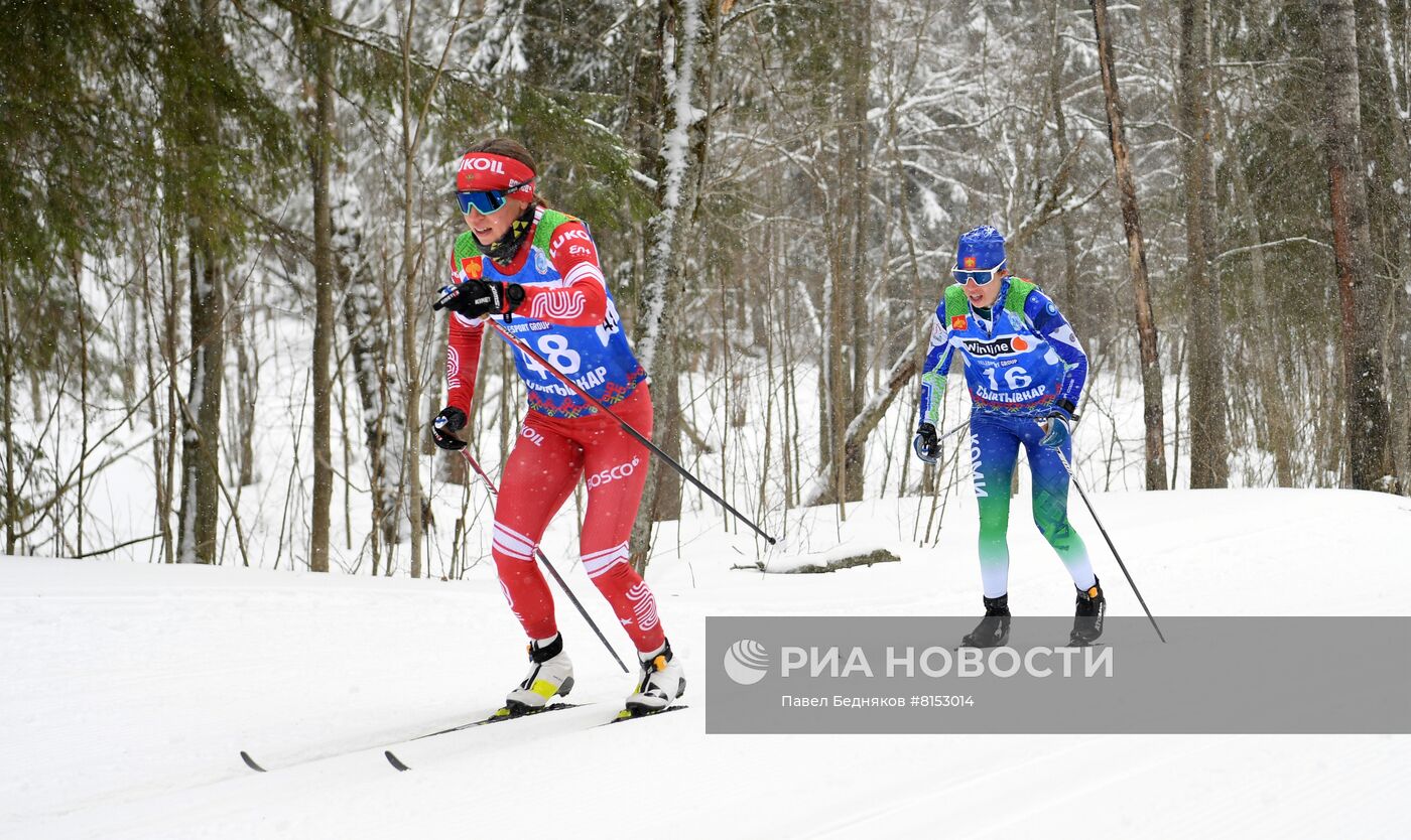 Лыжные гонки. Чемпионат России. Женщины. Индивидуальная гонка