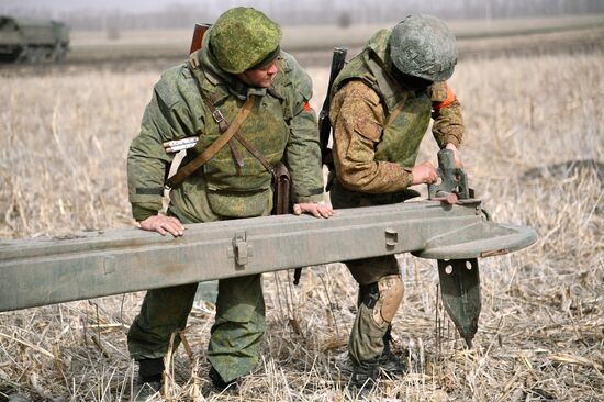 Позиции артиллерии Народной милиции ДНР 