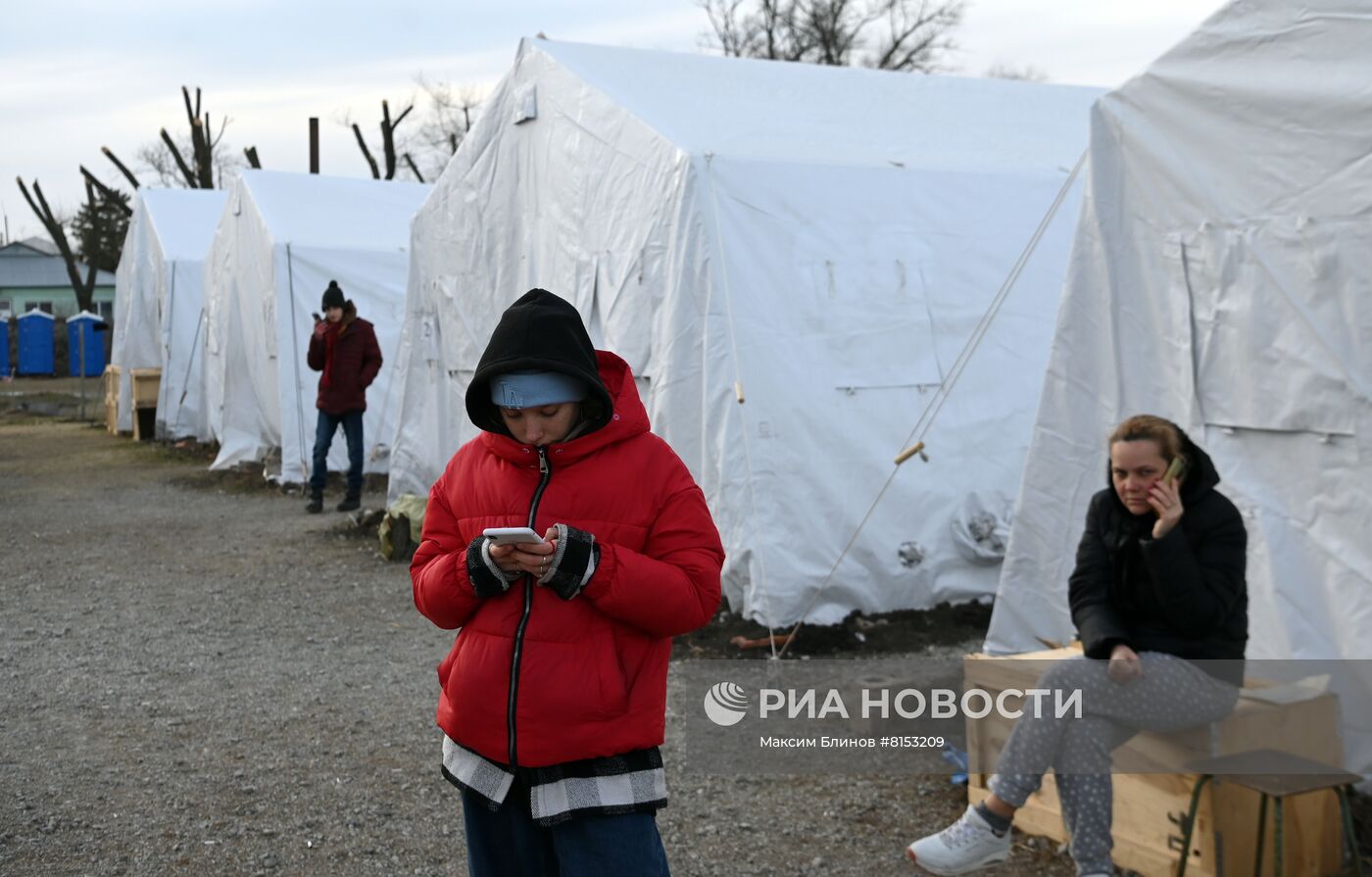 Беженцы из Мариуполя