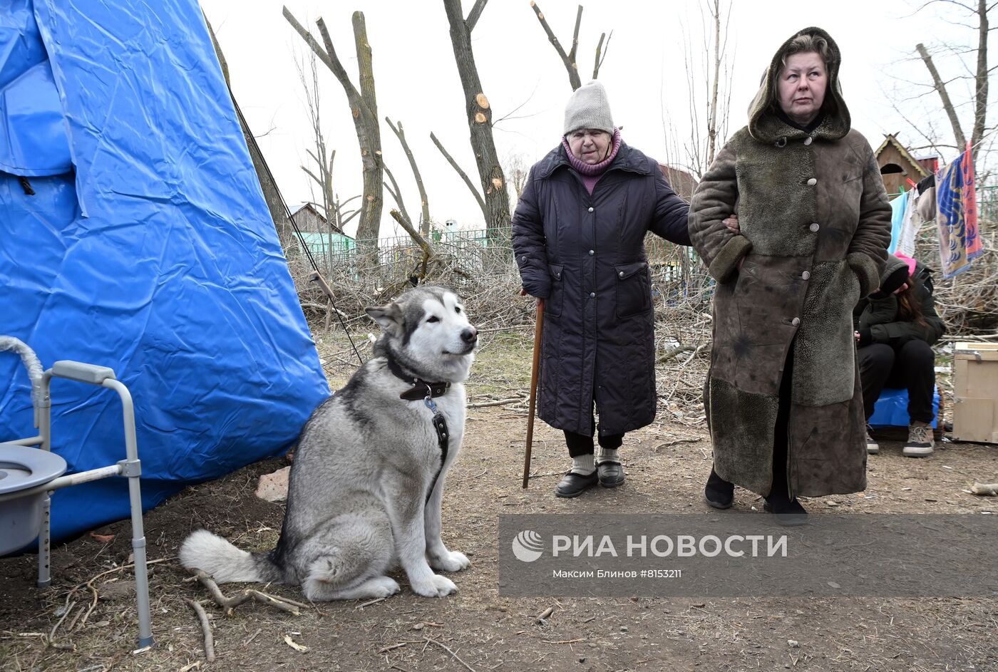 Беженцы из Мариуполя