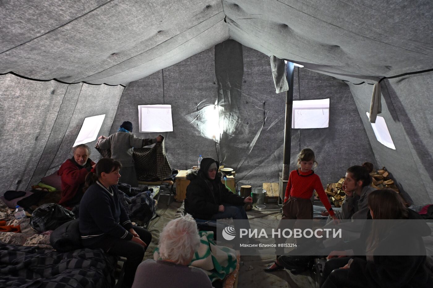 Беженцы из Мариуполя